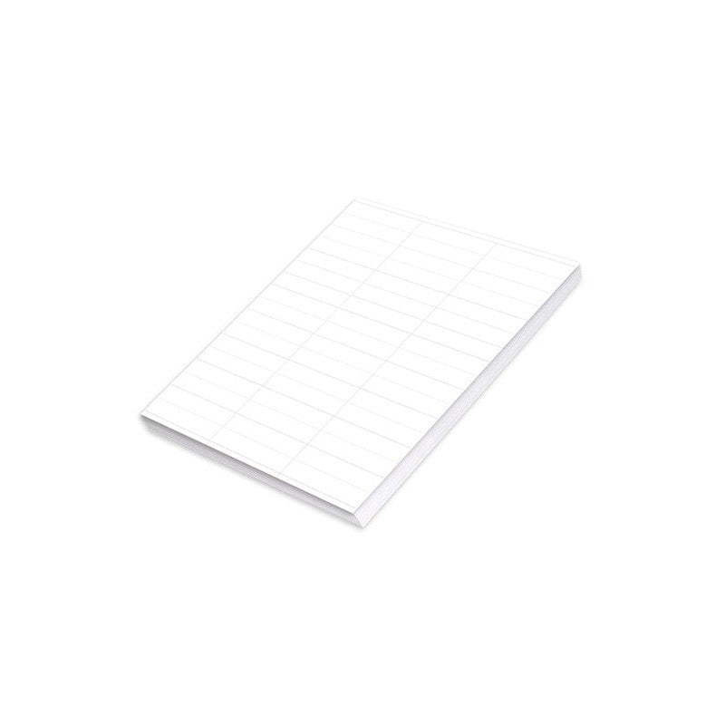 FIS Multipurpose Laser Labels, 70 x 16.9mm, 51 Stickers x 100 Sheets ...