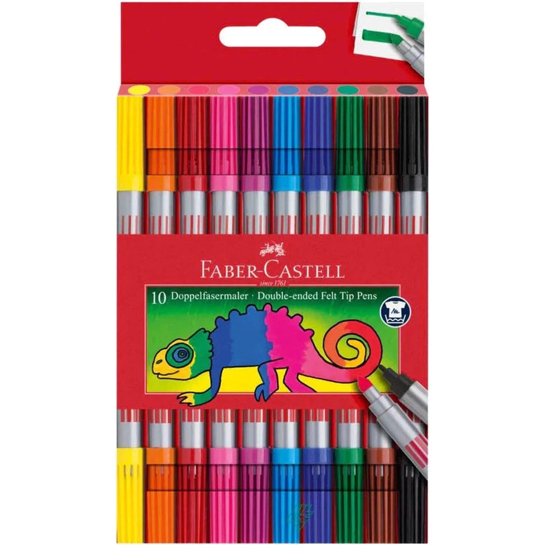 Faber Castell 10 Double Ended Felt Tip Pens-Drawing And Coloring-Faber Castell-Star Light Kuwait