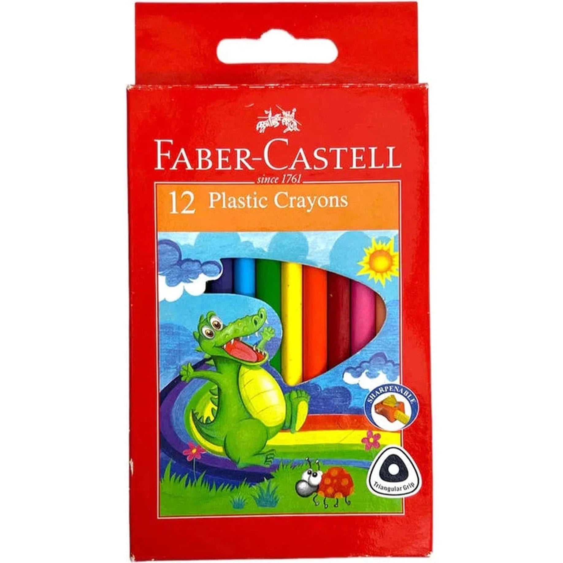 Faber Castell 12 Plastic Crayons-Drawing And Coloring-Faber Castell-Star Light Kuwait