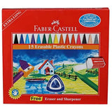 Faber Castell 15 Long Colored Crayons-Drawing And Coloring-Faber Castell-Star Light Kuwait
