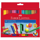 Faber Castell 20 Connector Pens-Pens-Faber Castell-Star Light Kuwait