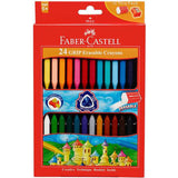 Faber Castell 24 Grip Erasable Crayons-Drawing And Coloring-Faber Castell-Star Light Kuwait