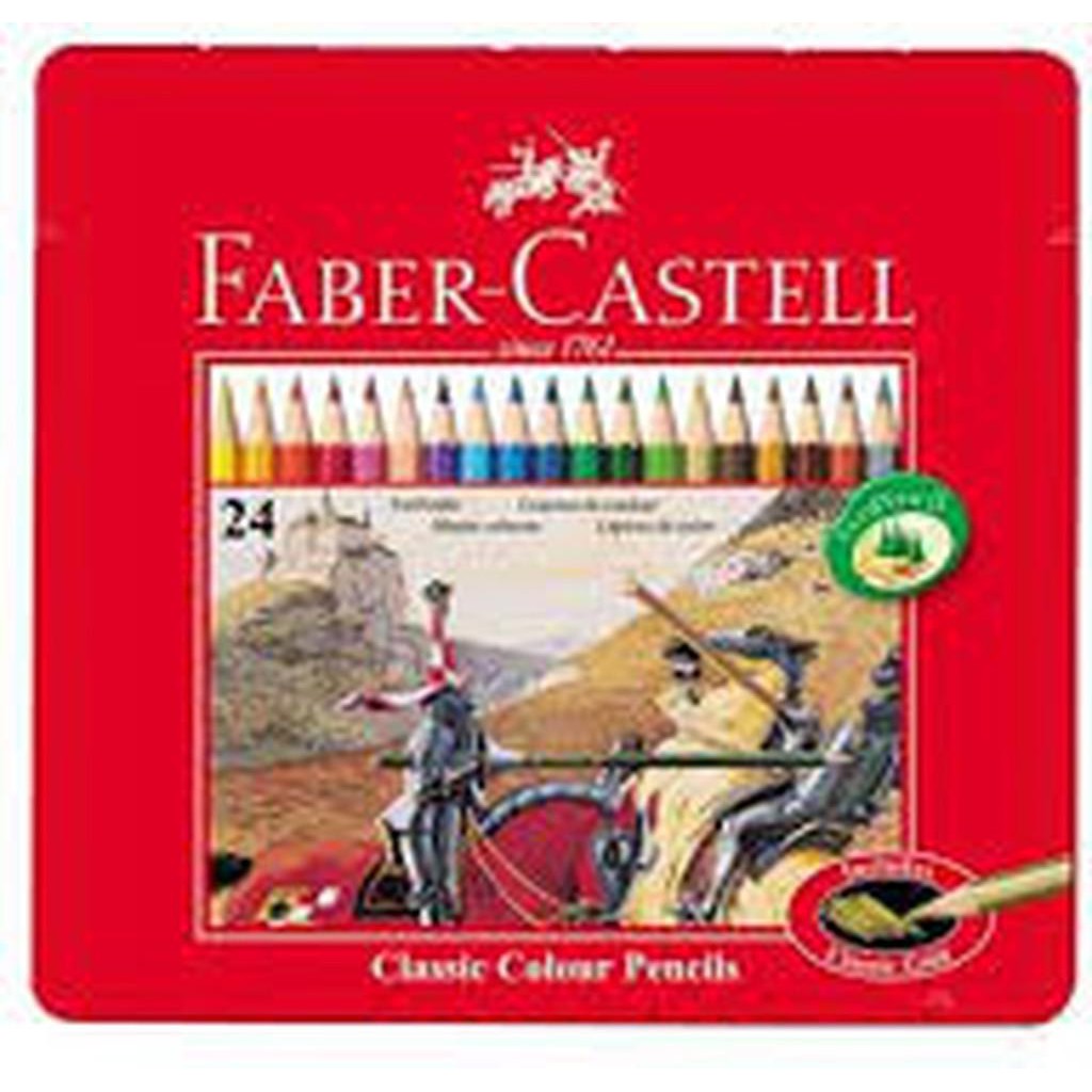 Faber Castell 24-Pieces Classic Colour Pencil-Pencils-Faber Castell-Star Light Kuwait