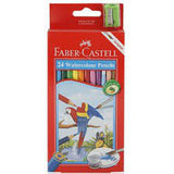 Faber Castell 24 Watercolor Pencils-Pencils-Faber Castell-Star Light Kuwait