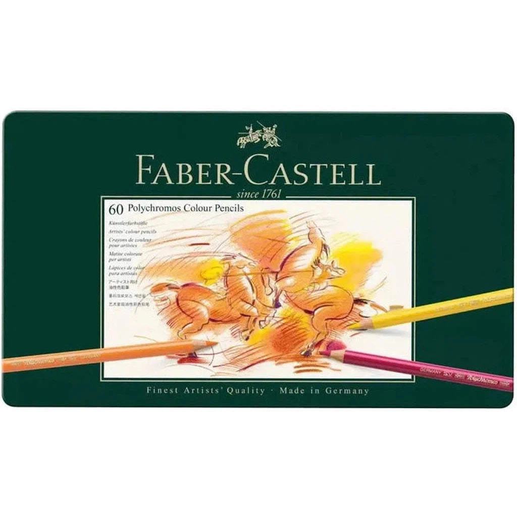 Faber Castell 60 Polychromos Colour Pencils-Drawing And Coloring-Faber Castell-Star Light Kuwait