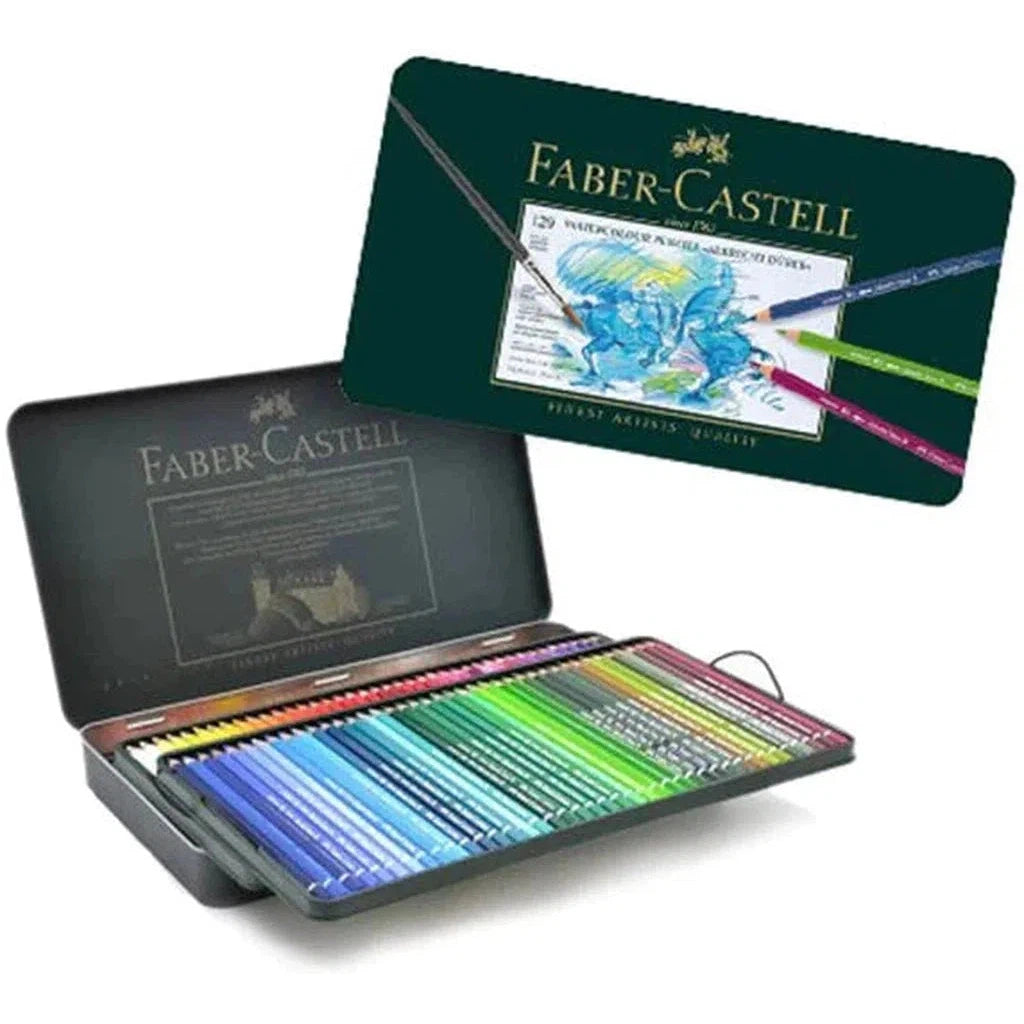 Faber Castell Albrecht Durer Watercolor Pencils Tin Set Of 120-Drawing And Coloring-Faber Castell-Star Light Kuwait