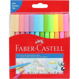 Faber Castell Connector Colored Markers Pastel And Neon-Pens-Faber Castell-Star Light Kuwait