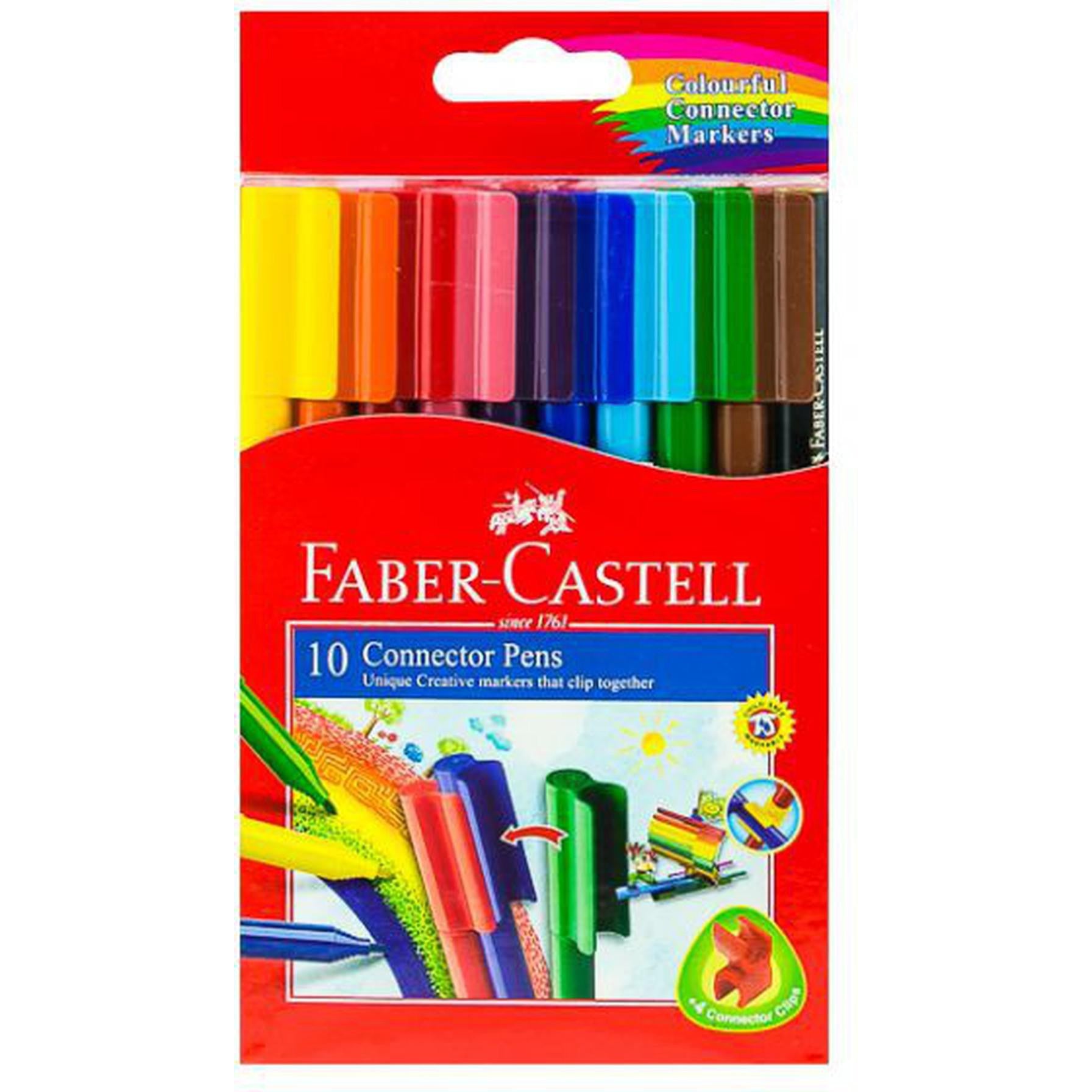 Faber Castell-Connector Pen Set (10 Colors)-Pens-Faber Castell-Star Light Kuwait