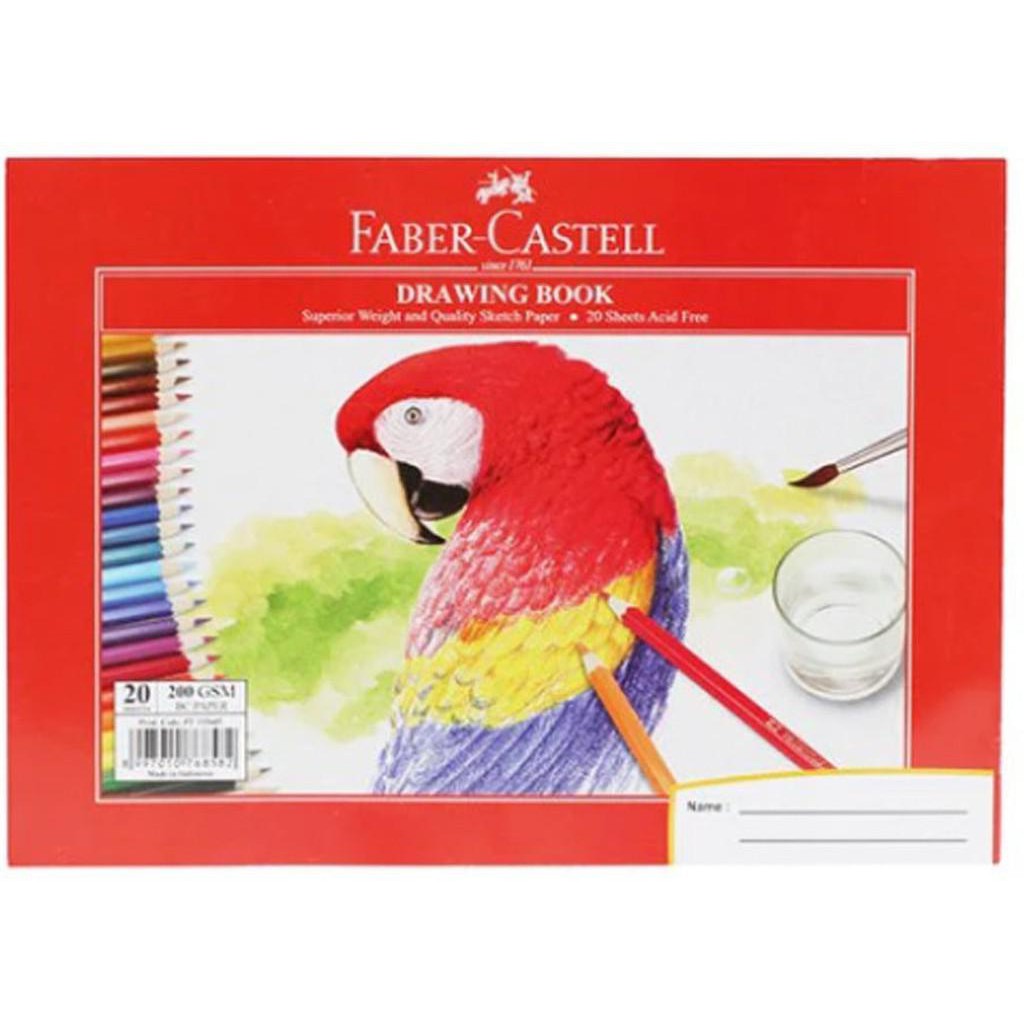 Faber Castell Drawing Book 20 Sheet 150 Gm-Art Sets And Material-Faber Castell-Star Light Kuwait