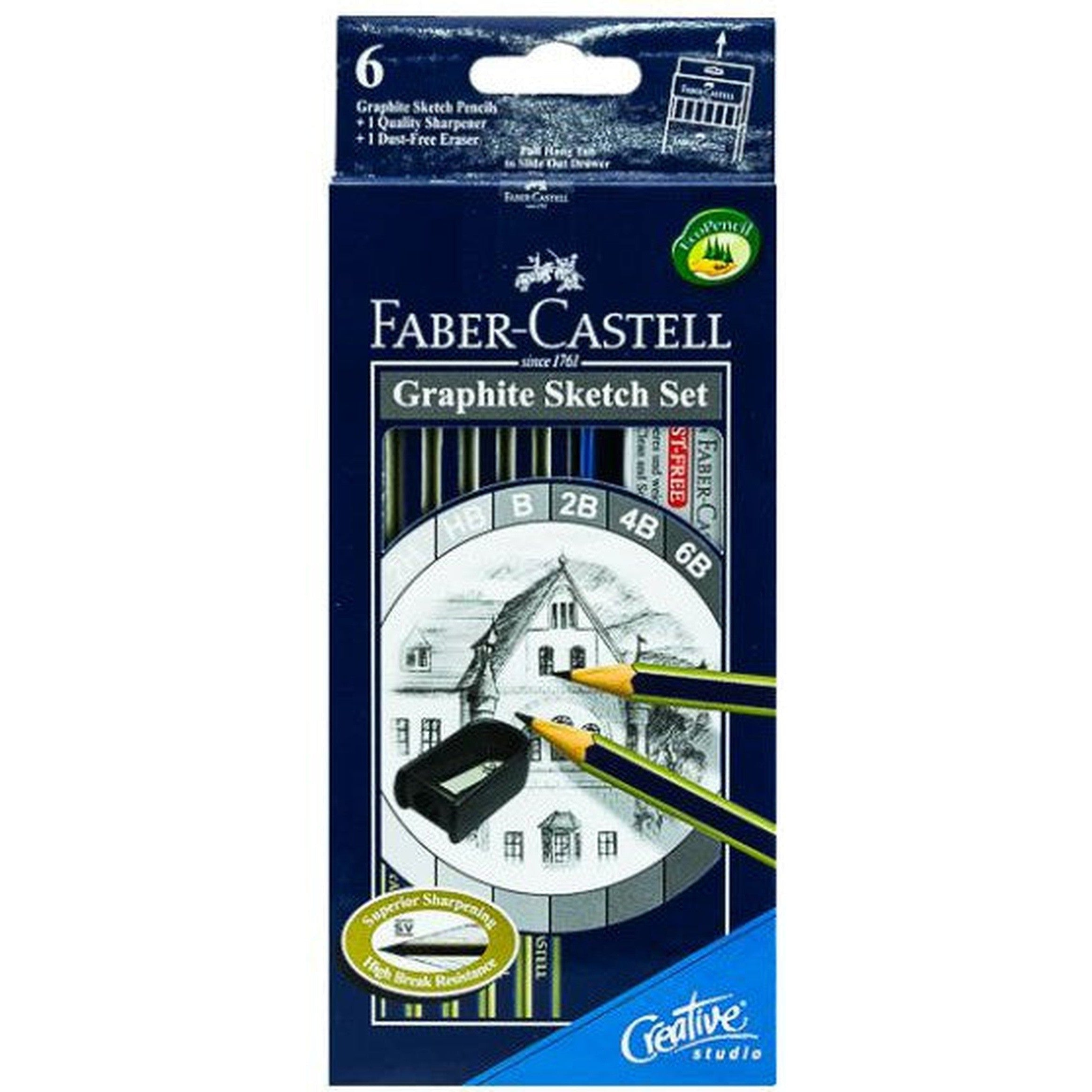 Faber Castell-Graphite Sketch Set-Art Sets And Material-Faber Castell-Star Light Kuwait