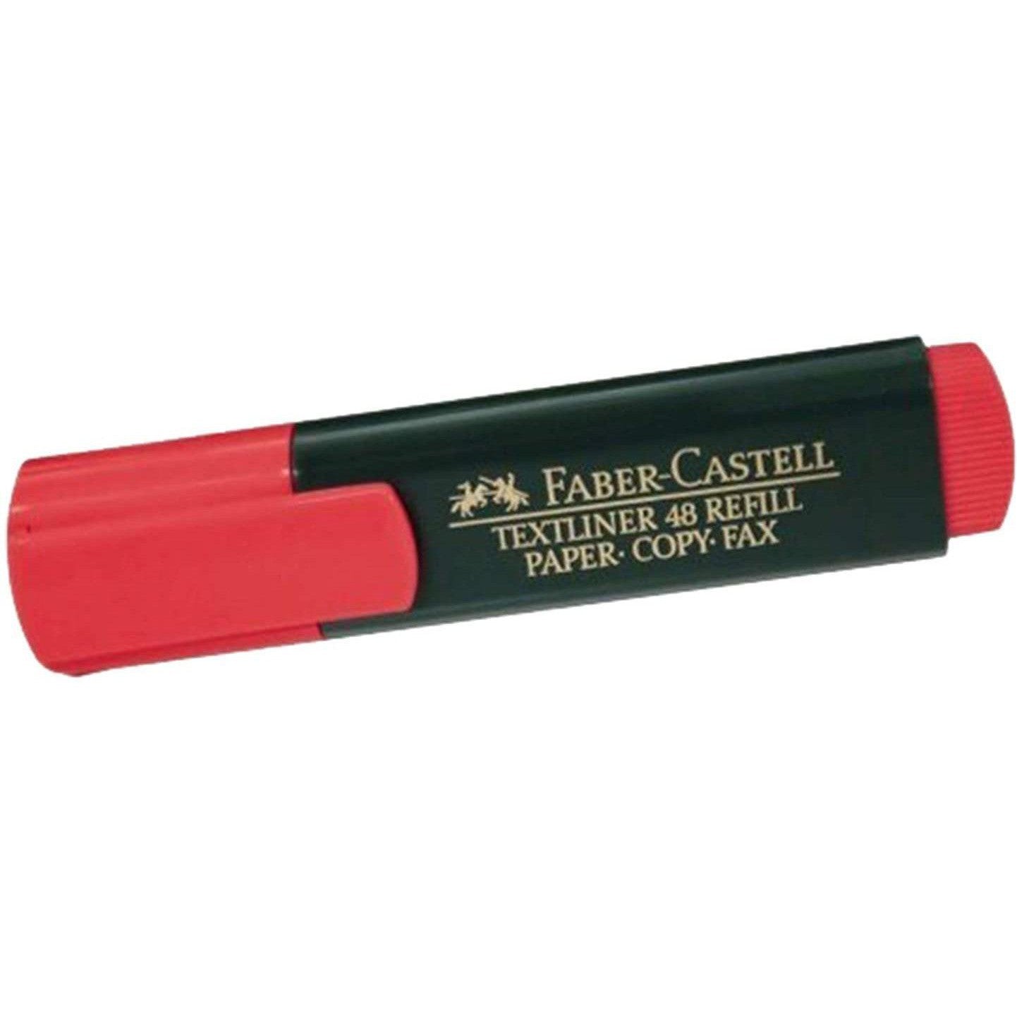 Faber Castell Highlighter 10Pcs-Box-Pens-Other-Red-Star Light Kuwait