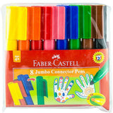 Faber Castell-Jumbo Connector Pen Set (8 Colors)-Pens-Faber Castell-Star Light Kuwait