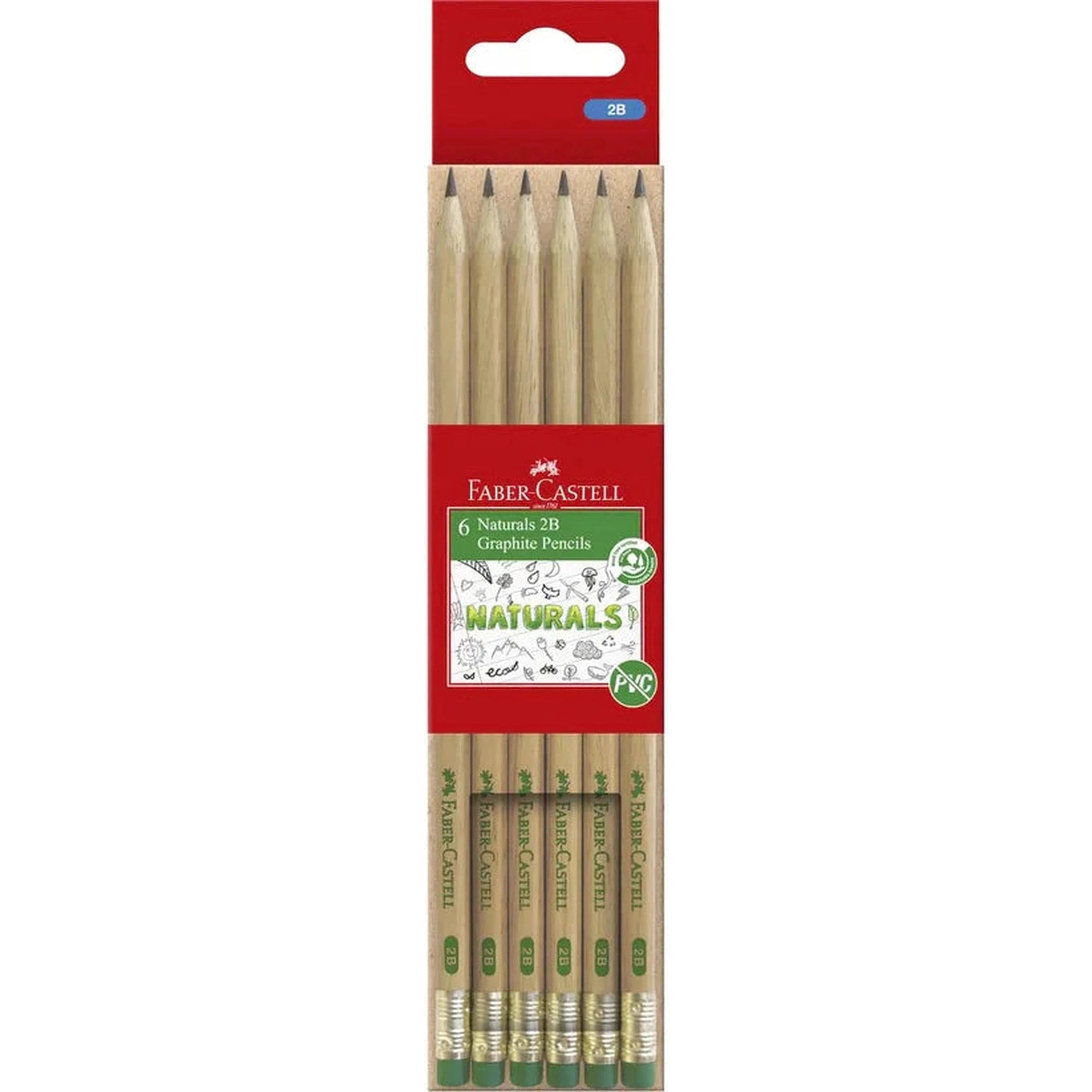 Faber Castell Naturals Graphite Pencils-Pencils-Faber Castell-Star Light Kuwait