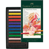 Faber Castell Polychromos Pastels Set 12-Drawing And Coloring-Faber Castell-Star Light Kuwait
