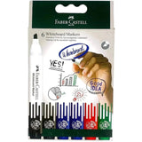 Faber Castell Whiteboard Markers 6 Colors-Pens-Faber Castell-Star Light Kuwait