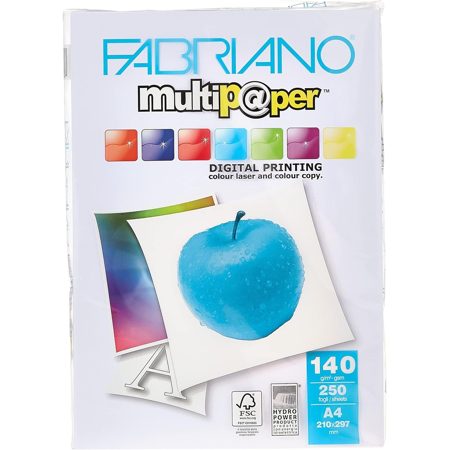 Fabriano Multi Purpose Uncoated A4 Size Paper 140 gsm/250 pages - Star Light Kuwait