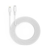 كابل Feeltek من USB-C إلى Lightning بطول 180 سم - أبيض