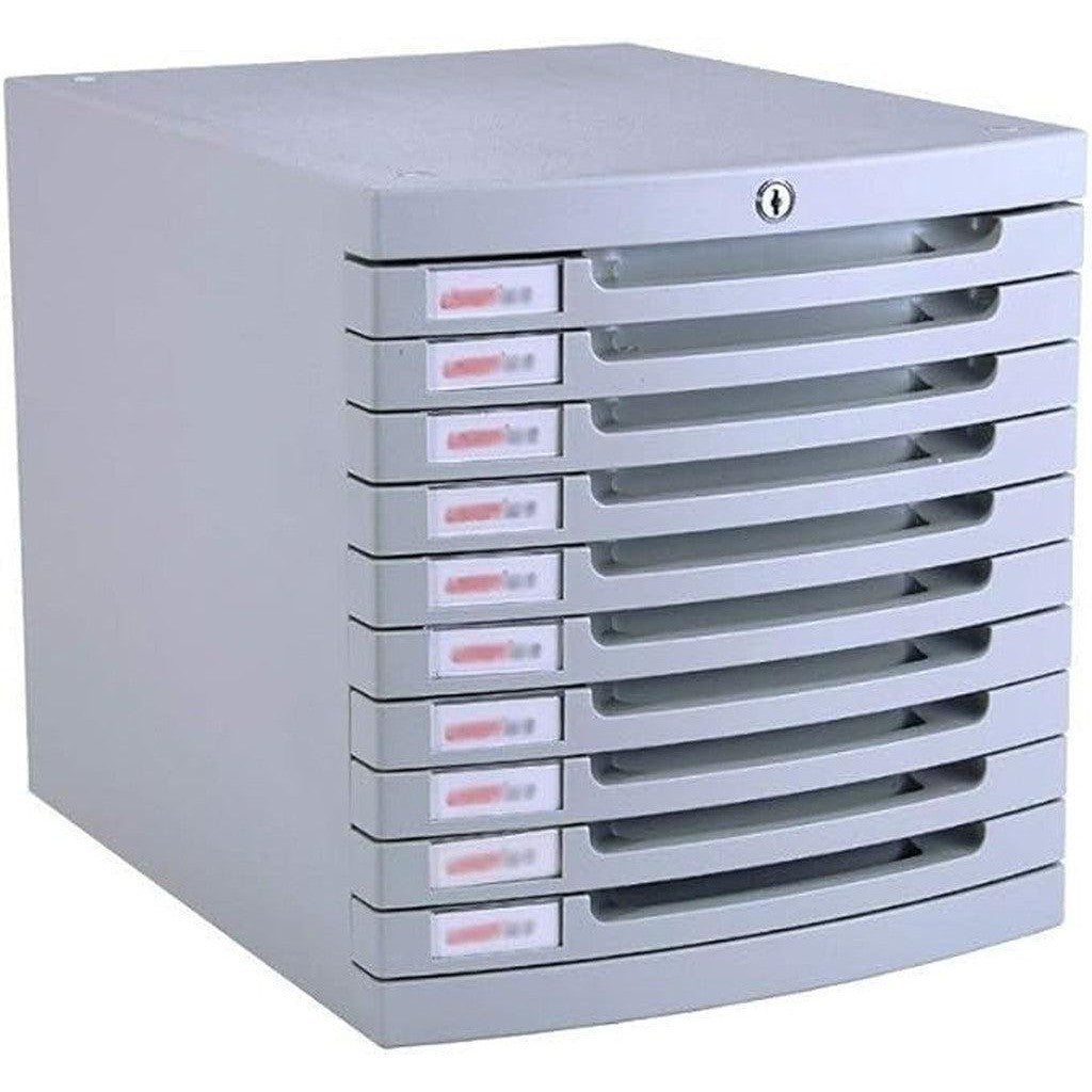 File Cabinet Plastic With Lock 10 Drawers-Accessories And Organizers-Other-Star Light Kuwait