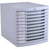 File Cabinet Plastic With Lock 10 Drawers-Accessories And Organizers-Other-Star Light Kuwait