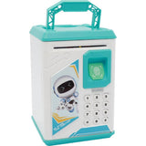 Fingerprint Cash Box - Blue