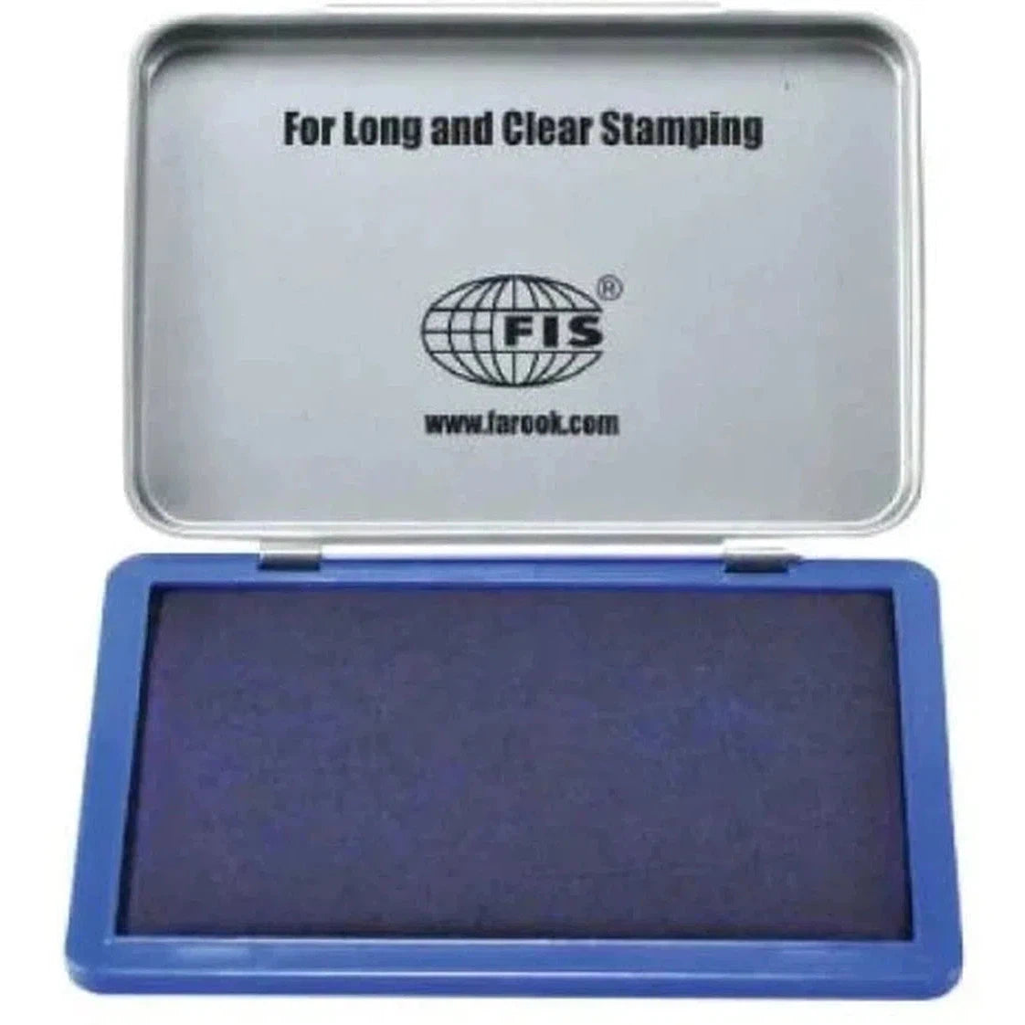 Fis Blu Stamp Pad (Fssm3Bl) - 101 X 68 X 14Mm-Stamp Ink Pad-FIS-Star Light Kuwait