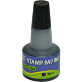 Fis (Fsik030Bk) Black Stamp Pad Ink Without Oil - 30Ml-Stamp Ink Pad-FIS-Star Light Kuwait