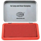 Fis Red Stamp Pad (Fssm3Re) - 122 X 84 X 14Mm-Stamp Ink Pad-FIS-Star Light Kuwait