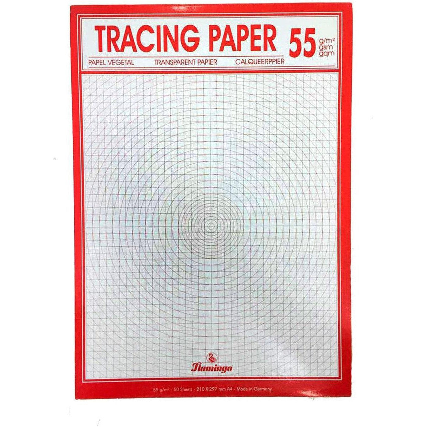 Flamingo A4/A3 Tracing Paper, 50 Sheets-A4 Paper-Other-A4-Star Light Kuwait