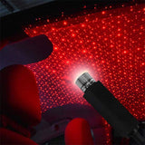 Flexible Car Usb Atmosphere Light Red