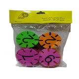 Foam English Numbers