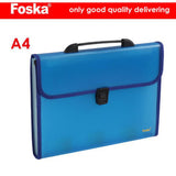 Foska A4 13 Layers Expanding File-Filiing Accessories-Other-Blue-Star Light Kuwait