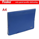 Foska A4 13 Layers Solid Color Expanding Bag-Filiing Accessories-Foska-Star Light Kuwait
