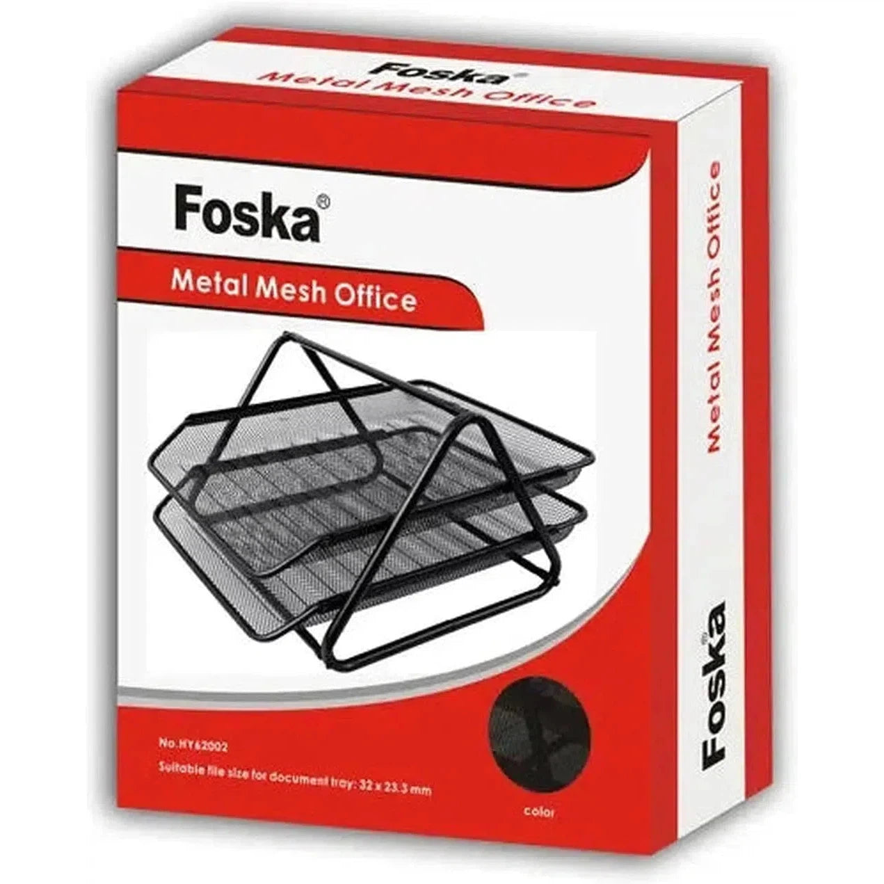 Foska-Layers Metal Mesh Office Organizer File Tray-Accessories And Organizers-Foska-Star Light Kuwait
