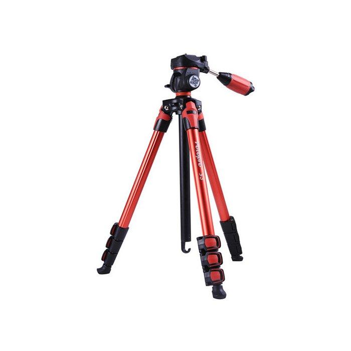 Fotopro S3 Digital Tripod, S3 RED - Red - Star Light Kuwait