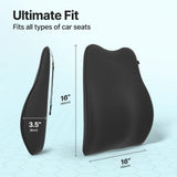 Frido Ultimate Car Backrest Cushion - Black