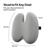 Frido Ultimate Pro Seat Cushion & Pro Backrest Cushion Combo - Grey