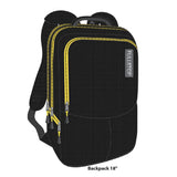FullStop Solid Backpack Black