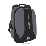 FullStop Stripe Backpack Grey