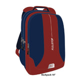 FullStop Stripe Backpack Red