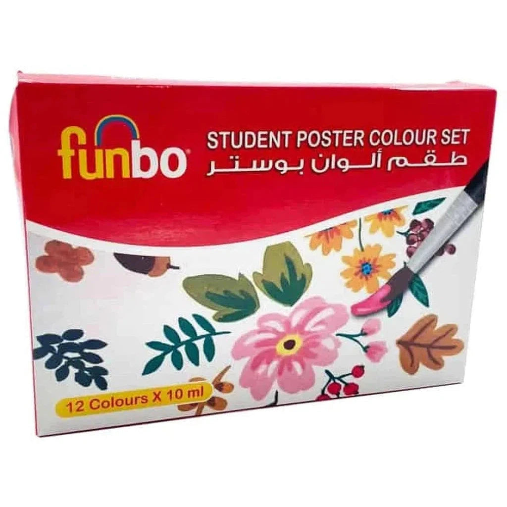 Funbo Student Poster Color Set 10-Pcs-Drawing And Coloring-FUNBO-Star Light Kuwait