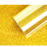 Gold Glitter Vinyl Sticker Roll (GLT11) – 50cm x 1m