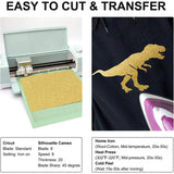 Gold Glitter Vinyl Sticker Roll (GLT11) – 50cm x 1m