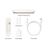 Google TV Streamer 4K with Voice Remote 32GB - Porcelain