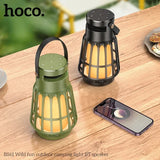 HOCO BS61 Camping Lights Bluetooth Speaker – Olive Green
