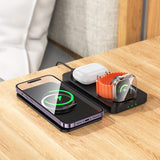 HOCO CQ13 Triumph 3-in-1 travel folding wireless fast charger