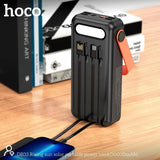 HOCO DB33 Solar Charging Portable Power Bank 30000mAh – Black