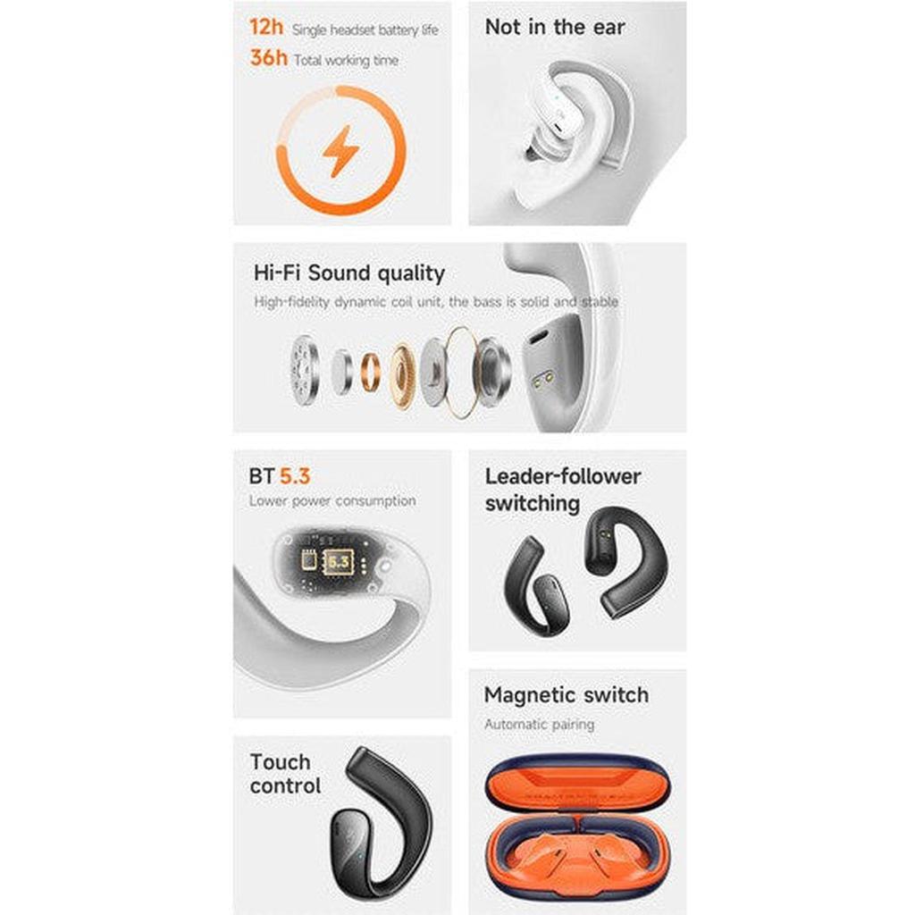 HOCO EQ4 Graceful true wireless BT headset - Star Light Kuwait