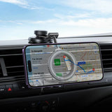 HOCO H77 View Magnetic Car Holder – Folding Center Console Mount