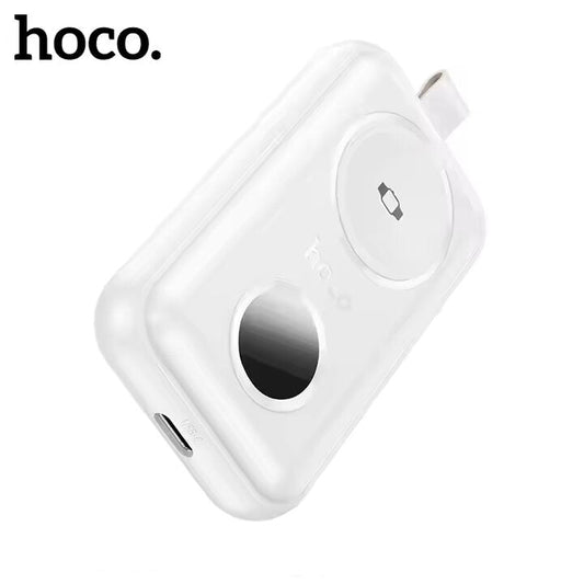 HOCO J137 2500mAh Mini Pocket Power bank for Apple Smart Watch Charger – White
