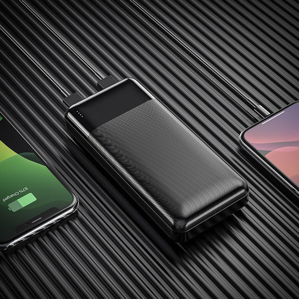 HOCO J72A Easy travel power bank(20000mAh) - Black - Star Light Kuwait